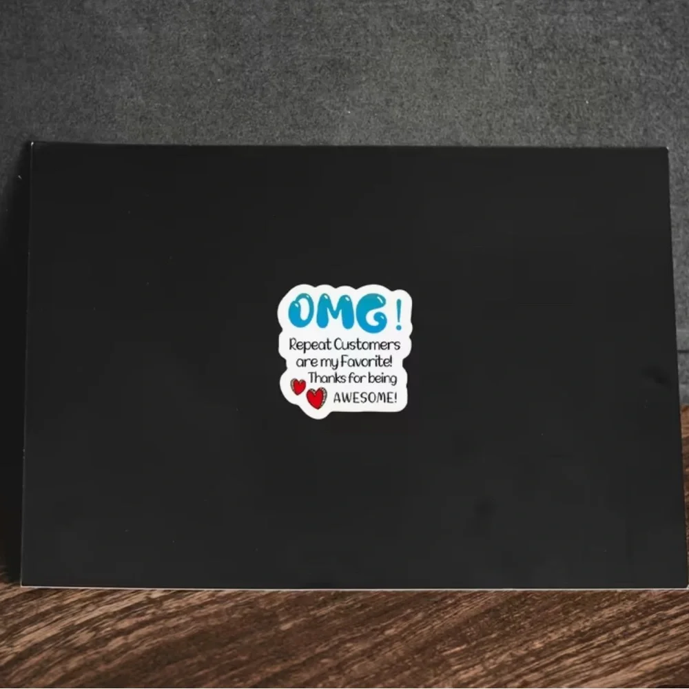 OMG! Repeat Customers Sticker Roll 500 Stickers